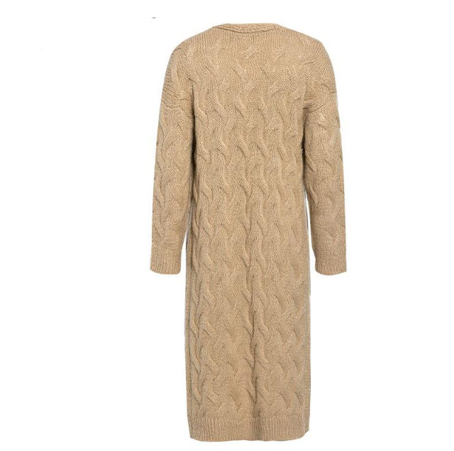 Thick needle sweater cardigan - DALOUNE