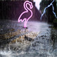 Solar Lawn Lamp Ground Lamp Flamingo Neon Lamp Outdoor Waterproof Courtyard Lamp Garden Products Garden Accessories - DALOUNE